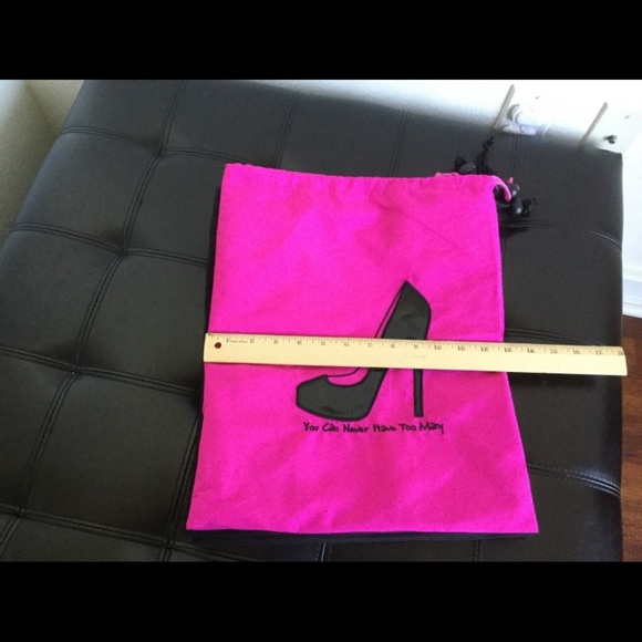 6 Miamica Embroidery Travel/Storage Shoes Dust Bag - Picture 8 of 13